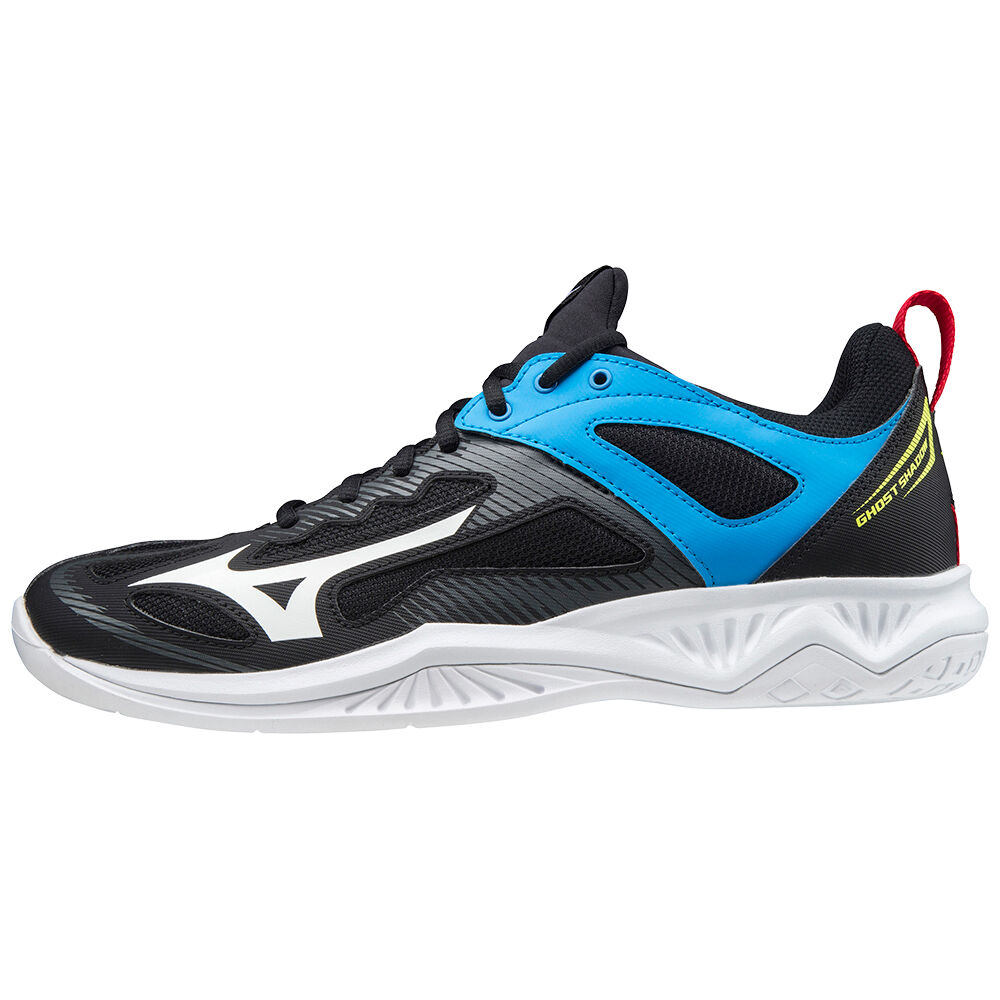 Scarpe Da Pallamano Mizuno Ghost Shadow Uomo - Nere/Bianche/Blu - 41879-BNXK